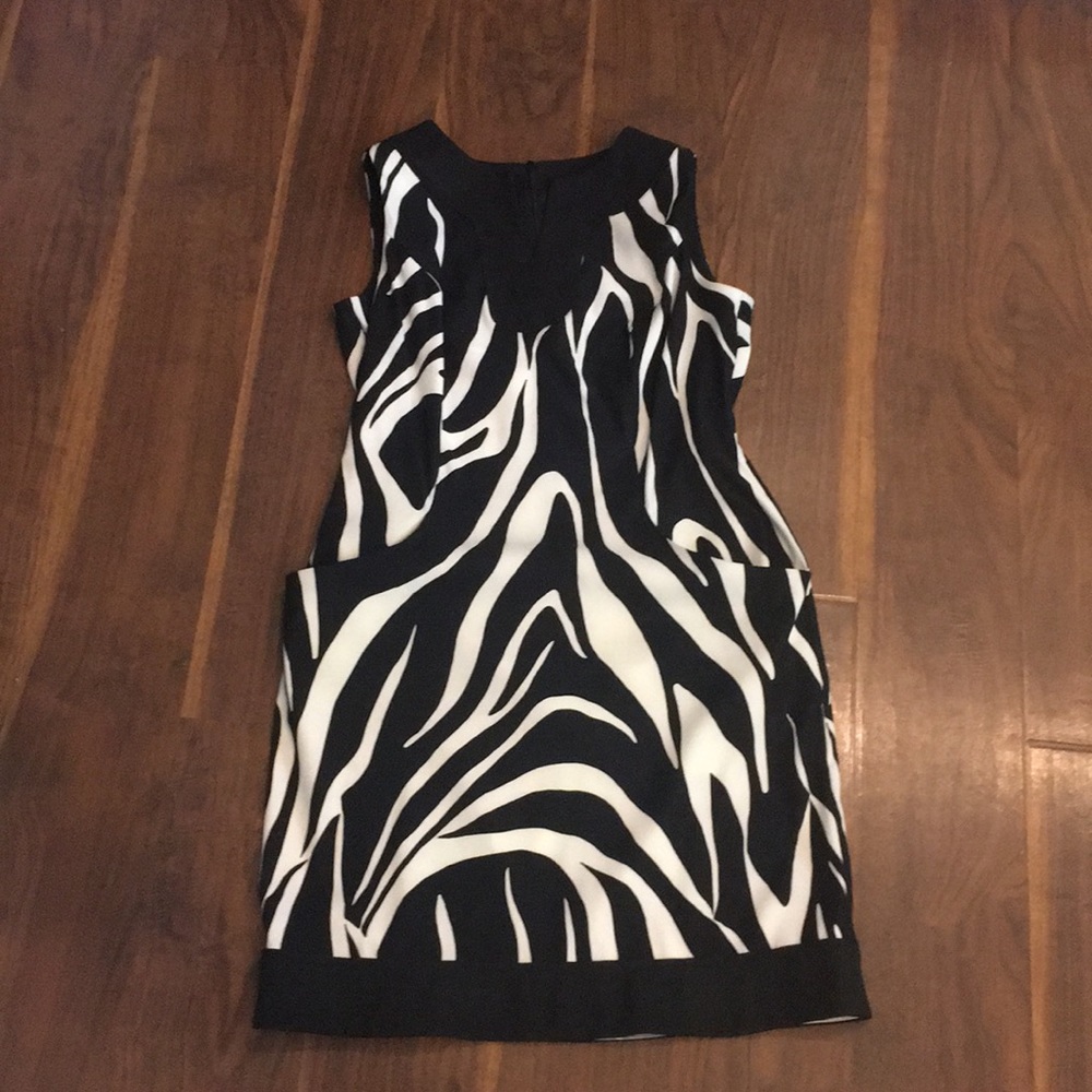 Zebra print dress size 12